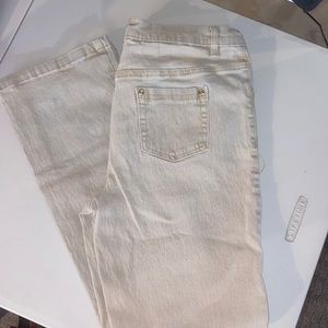 DG2 Straight Leg Jeans—Tan
